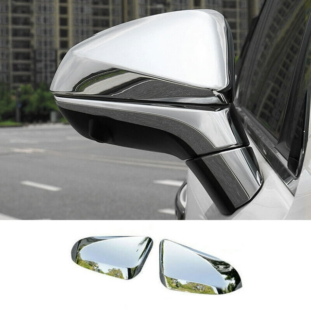 for Lexus RX350 NX300h 2015-2020 Chrome Exterior Rear View Mirror Cover Trim 2pc