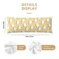 thumbnail image 3 of Body Pillow Cover - Cartoon funny cute duck_A Soft Body Pillow Cover with Zipper, Comfort Body Pillow Pillowcase, Body Pillow Case Cover 20 x 54, 3 of 7