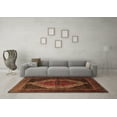 thumbnail image 3 of Ahgly Company Indoor Square Persian Brown Traditional Area Rugs, 3' Square, 3 of 4