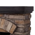 thumbnail image 3 of Pemberly Row 36" Magnesium Oxide Freestanding Electric Fireplace in Tan, 3 of 11