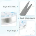 thumbnail image 3 of Uxcell 8 Rollos de Alambre de Cobre, Alambre de Manualidades para Joyería, Suministros para Hacer Joyería, Accesorios de Bricolaje, Plata (32-18 Calibre), 3 of 7