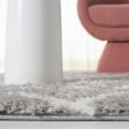 thumbnail image 4 of SAFAVIEH Tahoe Marnie Modern Shag Area Rug, 6'7" x 8'7", Grey/White, 4 of 5