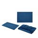thumbnail image 1 of Juego de cama de satén sintético suave Vhermosa 1 funda de almohada 20 x 30 pulgadas colchón 39 x 75 pulgadas sábana 66 x 96 pulgadas, 1 of 8