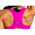 thumbnail image 6 of Women's Brooks 350080 Drive 3 Pocket Sports Bra (Magenta 40C/D), 6 of 6