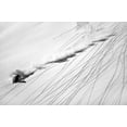 thumbnail image 2 of Rieg, Lorenzo 32x23 White Modern Wood Framed Museum Art Print Titled - Skiing Powder, 2 of 4