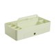 thumbnail image 1 of Caja de almacenamiento portátil, organizador multifuncional, contenedor de escritorio para baño, dormitorio y ducha. Verde, 1 of 9