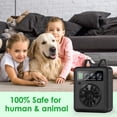 thumbnail image 2 of YOPTOP Digital Display Ultrasonic Bark Control Device with USB Cable, Black, 2 of 5