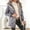 Gray, variant on Vivianyn HD Women's Diamond Quilted Puffer Jacket, Hooded Fleece Lined Winter Coat with Drawstring Waist,Red,Size S-XXL