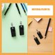 thumbnail image 3 of BEADCEST 2Ud Portabolígrafos Negro De PU Para Lanyard Con Clip Seguro Ideal Para Uso Profesional, 3 of 8