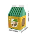 thumbnail image 3 of Cardboard Cat House With Scratching Board And Interactive Window For Cats 15.7 in x 13.89 in x 1.96 in, 3 of 6