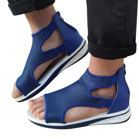 

Women s Ladies Fashion Casual Solid Open Toe Platforms Sandals Beach Shoes Black 6.19986