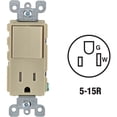 thumbnail image 2 of Enchufe eléctrico Leviton S01-T5625-ISP, 15 amperios, color marfil, 2 of 3