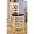 thumbnail image 1 of Chaise Torrington II Hauteur Comptoir&44; Vintage Blanc & Cerise - Lot de 2, 1 of 1