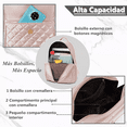 thumbnail image 3 of Mochilas de  Cuero Versátil Para Dama 3 Piezas  Rosa, 3 of 5