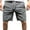 Dark Gray, variant on lmcalzta Shorts for Men Linen Cotton Regular Fitting Lightweight Shorts with Pockets Summer Casual Solid Beach Shorts