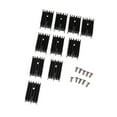 thumbnail image 1 of 10pcs Disipador de Calor de Aluminio Sunnimix Negro 15x11x25mm, 1 of 8