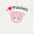 thumbnail image 4 of Inktastic I Love Piggies with Cute Pig Boys or Girls Toddler T-Shirt, 4 of 5