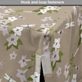 thumbnail image 4 of Dragonfly Dog Crate Cover, Floral Composition Illustration of Jasmine Flowers in Spring, Easy to Use Pet Kennel Cover Small Dogs Puppies Kittens, 7 Sizes, Warm Taupe and Olive Green, by Ambesonne, 4 of 6