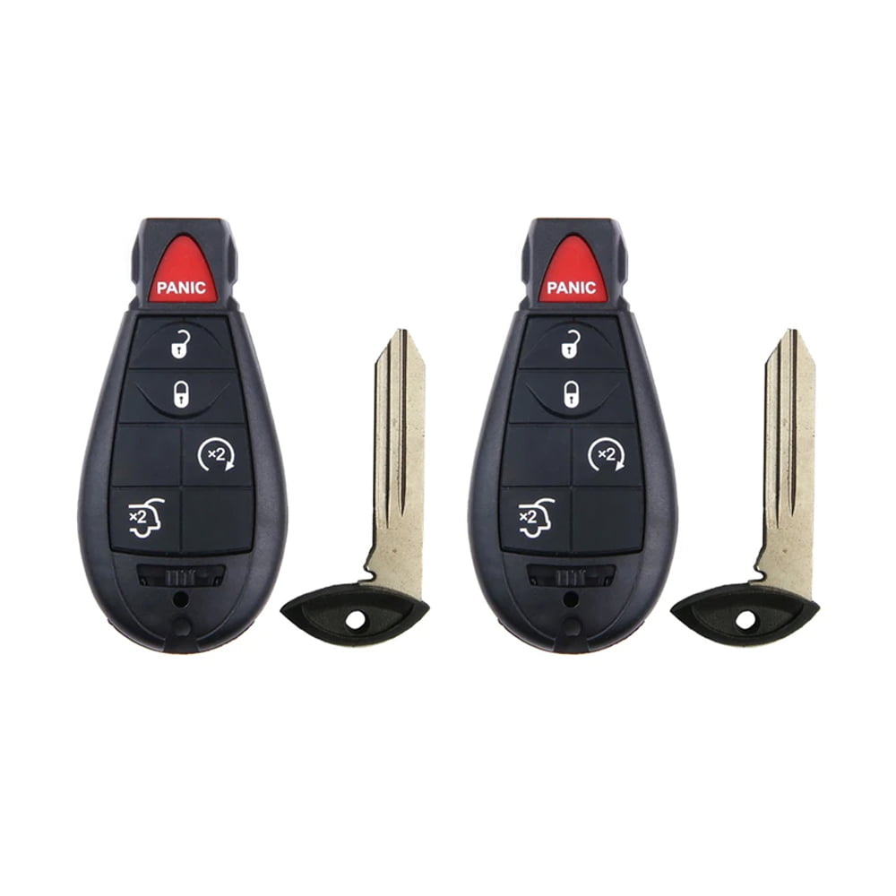 Details about   2 for Jeep Grand Cherokee 2008-12 Commander 08-2010 Keyless Remote Key Fob Fobik 