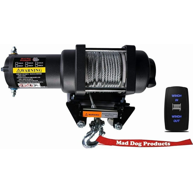 Mad Dog 3500LB Winch Mount Combo Polaris '20-22 Full-Size 1000 Ranger Premium/Premium Crew/EPS