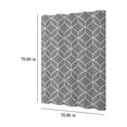 thumbnail image 3 of Fiudx Ofertas Flash Del Día Cortina De Ducha De Poliéster, Diseño Y Poliéster, De Secado Rápido, Dobladillo Ponderado, Juego De Cortinas De Ducha Para Baño Y Lavable Con 12 Ganchos, 3 of 7