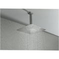 thumbnail image 3 of JERFIT Luxury 12 Inch Rain Shower System Combo, Wall Mounted High Pressure Shower Set with Rainfall Showerhead, Handheld Spray, Brushed Nickel Finish, 3 of 6