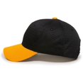 thumbnail image 5 of Outdoor Cap JM-123 Jersey Mesh-Black/Gold-Adult, 5 of 8