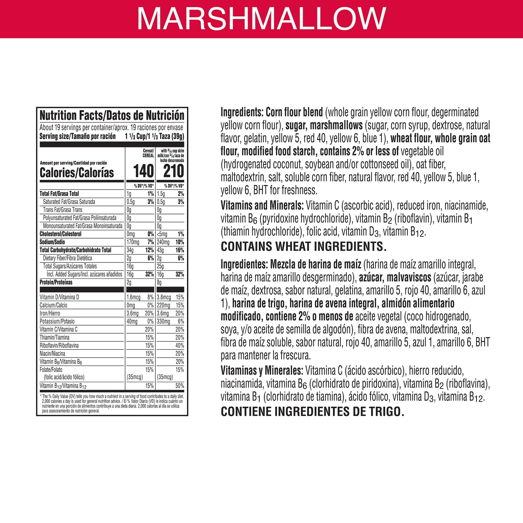 Kellogg's Froot Loops, Breakfast Cereal, Original With Marshmallows, Low Fat Food, Mega Size, 26.3oz Box