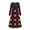 Black, variant on THDHVS Dresses for Girls,Girls Christmas Print Long Sleeve Dress Round Neck Pockets Casual Maxi,Girls Long Sleeve Dress 4-5 Years