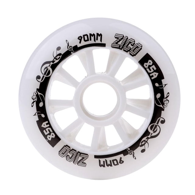 ZheElen Outdoor PU Roller Inline Skates Wheel Wheels Blue 100% Brand New and Replacement Racing 100mm