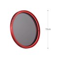 thumbnail image 3 of FOTGA Filtre Variable Mince 72mm Densité Neutre ND2 à ND400 Rouge Remplacement pour Appareil Photo Reflex Canon Nikon, 3 of 7