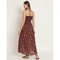thumbnail image 2 of Moomaya Women's Printed Cut Out Halter Dress, Sleeveless Maxi V-Neck Dress, 2 of 7