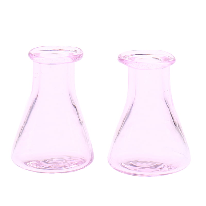 Details about   H04 miniature square glass vase food play scene model diy glass bottle vase 