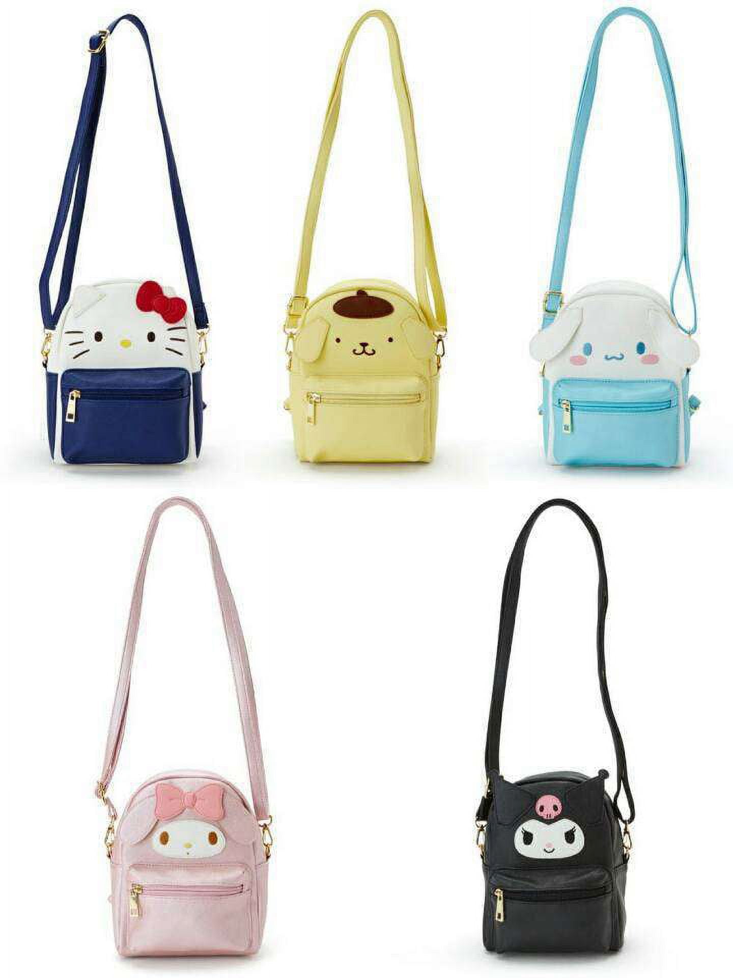 Kuromi My Melody Bag Cute Cartoon Shoulder Bag School Bag Cosplay Backpack Hot Selling Backpack Shoulder Bag PU Handbag