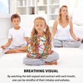 thumbnail image 3 of 4E'S Novedad Esfera de bola de respiración expandible (paquete de 4) Juguete para niños Aliviador de estrés Fidget Toys Los colores pueden variar para Yoga Relajación de ansiedad Se expande de 5.6 "a, 3 of 5