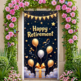 thumbnail image 5 of Golden Glitter Happy Retirement Celebration Banner for Retirement Party Indoor Outdoor Decoration Event, 5 of 7