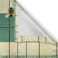 thumbnail image 4 of Ambesonne Bee Valance Pack of 2, Spring Farmhouse Bumblebee Art, 54"X12", Grey Teal Eggshell Amber, 4 of 5