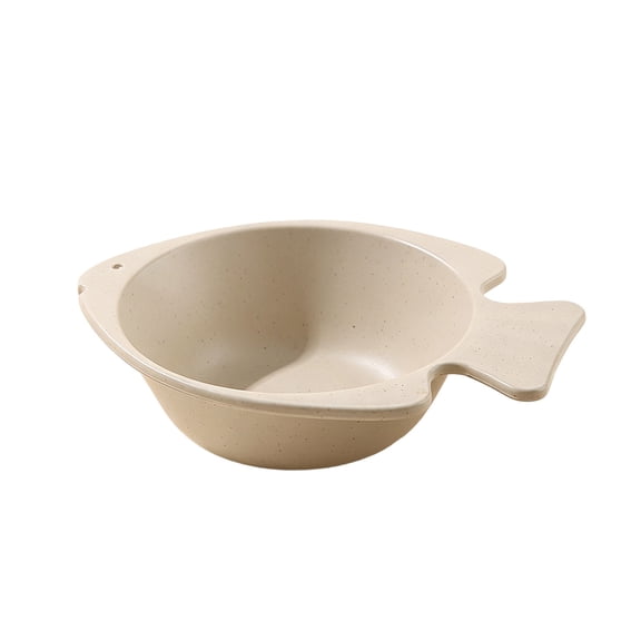 Yhmxh Cute Fish Shaped Bowl, Wheat Straw Unbreakable Food Bowl, Lightweight Feeding Bowl Desserts Bowl for Rice Fruit Snack Pasta, Reusable Dining Tableware for Home Kindergarten Picnic