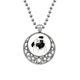 thumbnail image 1 of Ilustración de dibujos animados patrón perro negro Collares Colgante Retro Moon Stars Jewelry Unbranded M, 1 of 3