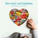 thumbnail image 2 of Colorido empujar burbuja sensorial autismo antiestrés silicona rompecabezas juguete (corazón) Tmvgtek Nuevos Originales, 2 of 9