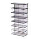 thumbnail image 1 of Vitrina contenedora con ruedas a escala 1/64, decorativa, de 7 niveles, para maquetas de coches. negro claro, 1 of 9