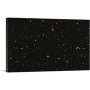ARTCANVAS Hubble Telescope Deep UV Legacy Field Canvas Art Print - Size: 26" x 18" (0.75" Deep)