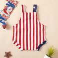 thumbnail image 7 of Zhuashum Bodysuit For Boys 18-24 Months 4Th Of July Sleeveless Crew Neck Kids 4Th Of July Strap Star Independence Day Romper Jumpsuit Cloths Graphic Prints Adorable Clothes Red, 7 of 7