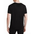 thumbnail image 2 of John Varvatos mens  Embellished Linen-Blend T-Shirt, s, Black, 2 of 3