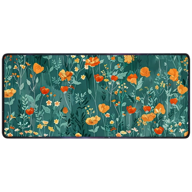 Oversized Gaming Desktop Pad for Keyboard Notebook Computer Extra Large Extended Non- Smooth -Thin Washable - Fine Weave Cloth