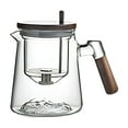 thumbnail image 2 of Binmer Household Thickened Teapot One-button Press-type Liner Filter High-end Tea Water Separation Glass Teapot, 2 of 5