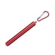 thumbnail image 5 of Juego de pajitas plegables de acero inoxidable reutilizables portátiles con caja de almacenamiento de cepillo de limpieza Rojo, 5 of 10