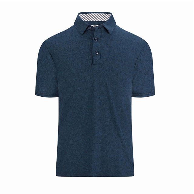 Camisa de golf Vando para hombre, polo informal de manga corta de secado rápido y absorbente de humedad para hombre