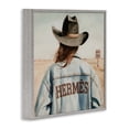 thumbnail image 3 of Stupell Industries Southwestern Trendy Cowgirl in Desert Gray Framed Giclee Art, 24 x 24, by Amanda Greenwood, 3 of 8