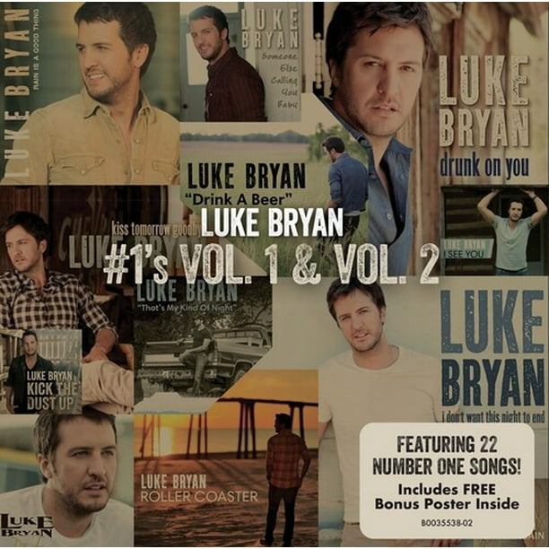 Luke Bryan 1's Vol. 1 & Vol. 2 CD